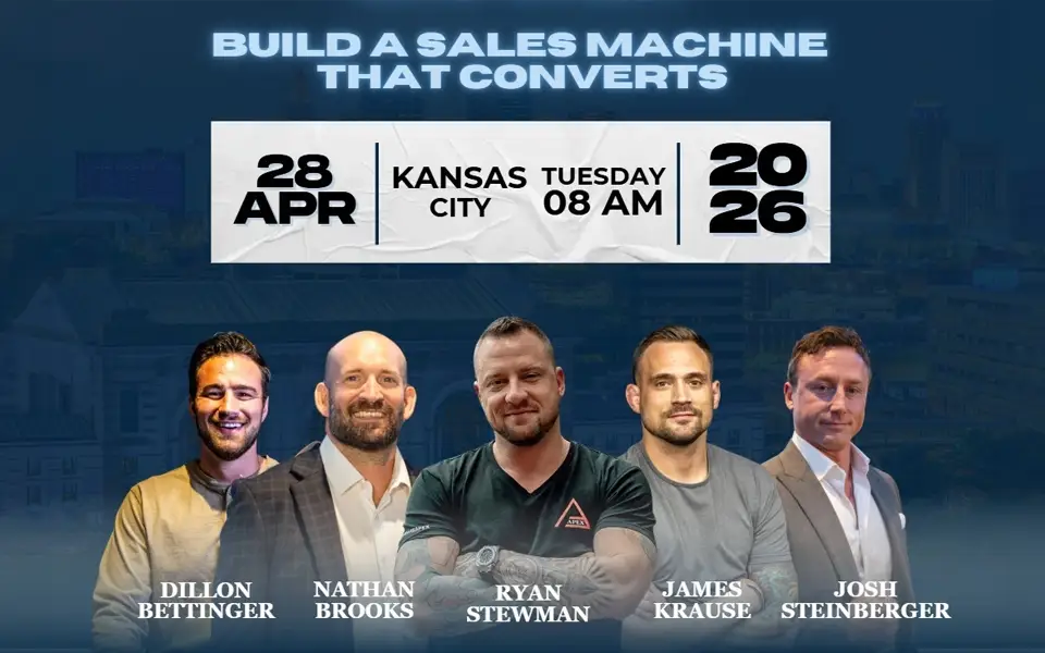 Bridge Mastermind live mastermind event in Kansas City in April 2026 focused on building a sales machine that converts