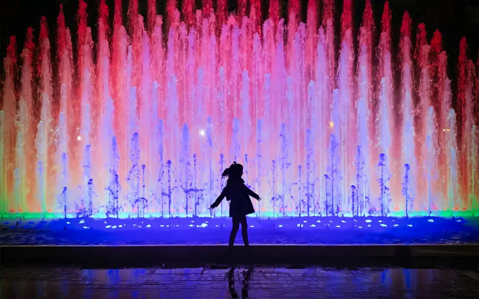 Kansas City Fountain Day celebration in April 2026 with fountains turned on across the city
