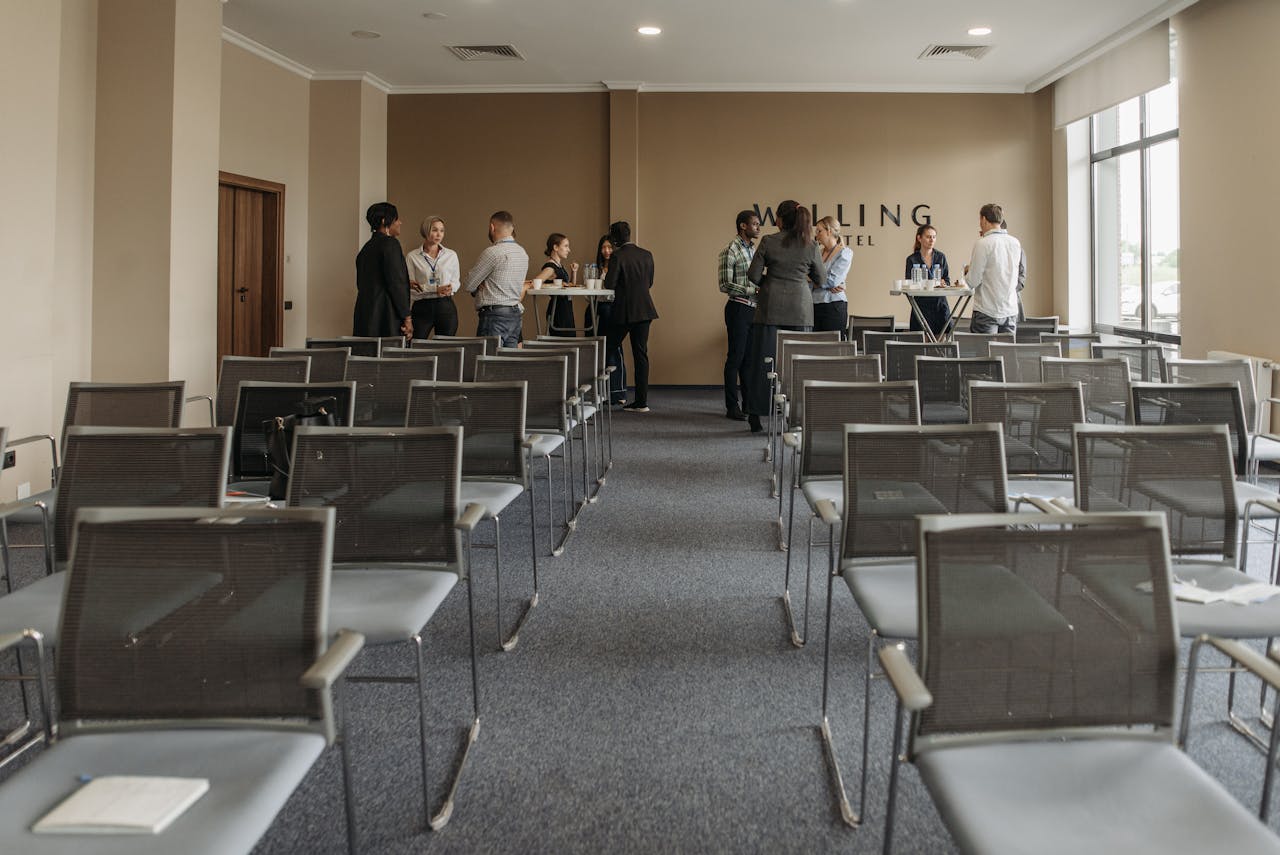 Networking In Conference Room